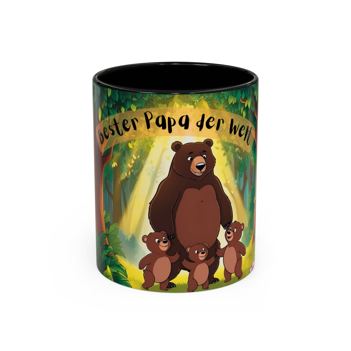 Kaffeetasse Bester Papa Süßes Bären Design Vatertagsgeschenk Tasse Geburtstag für Abenteuerliebhaber Natur inspirierte Tasse persönliche Note für Kaffeeliebhaber