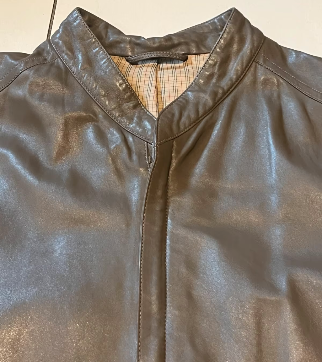 80s Vintage Lederjacke -L-