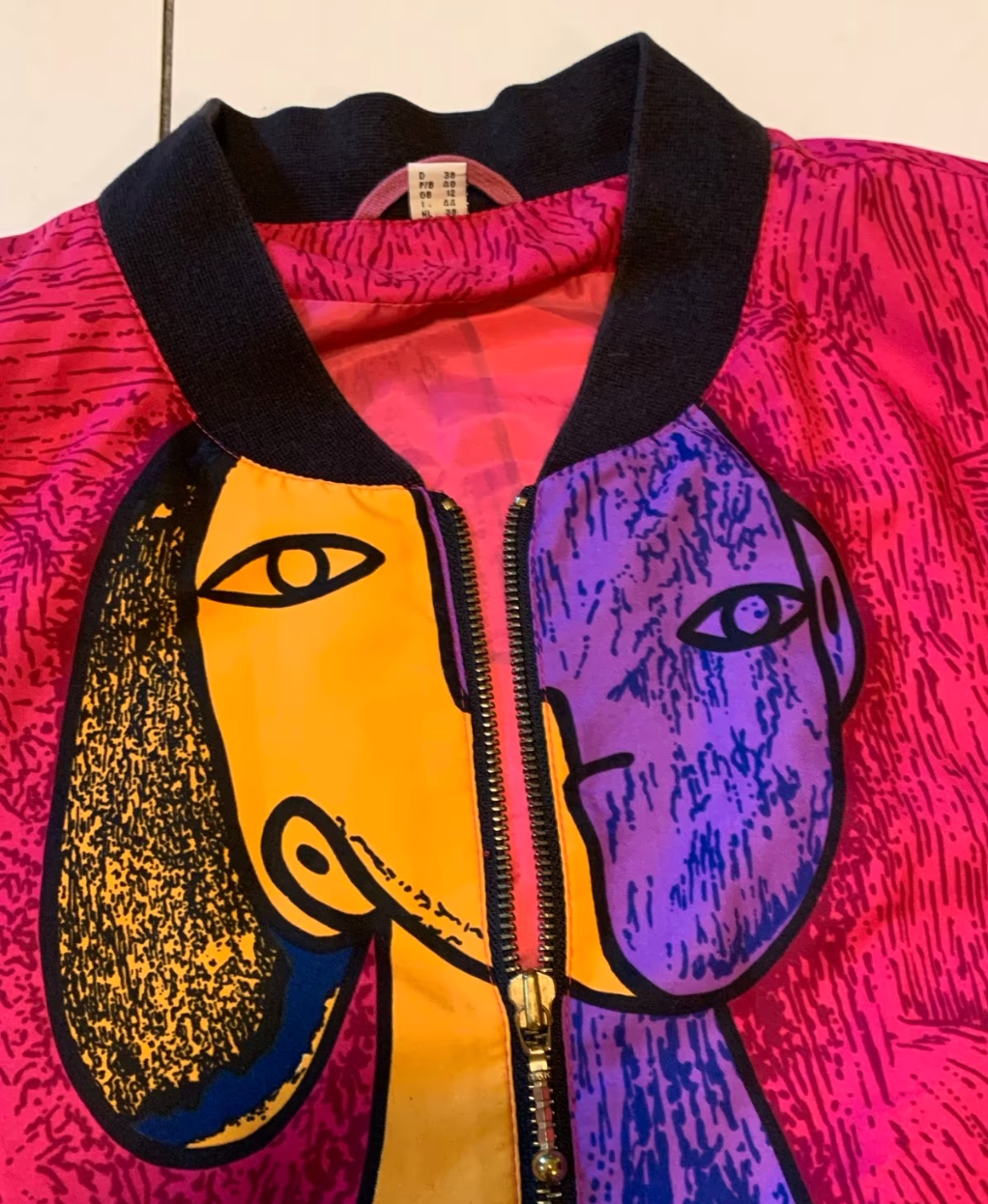 Vintage Blouson -S M- Picasso Art Print