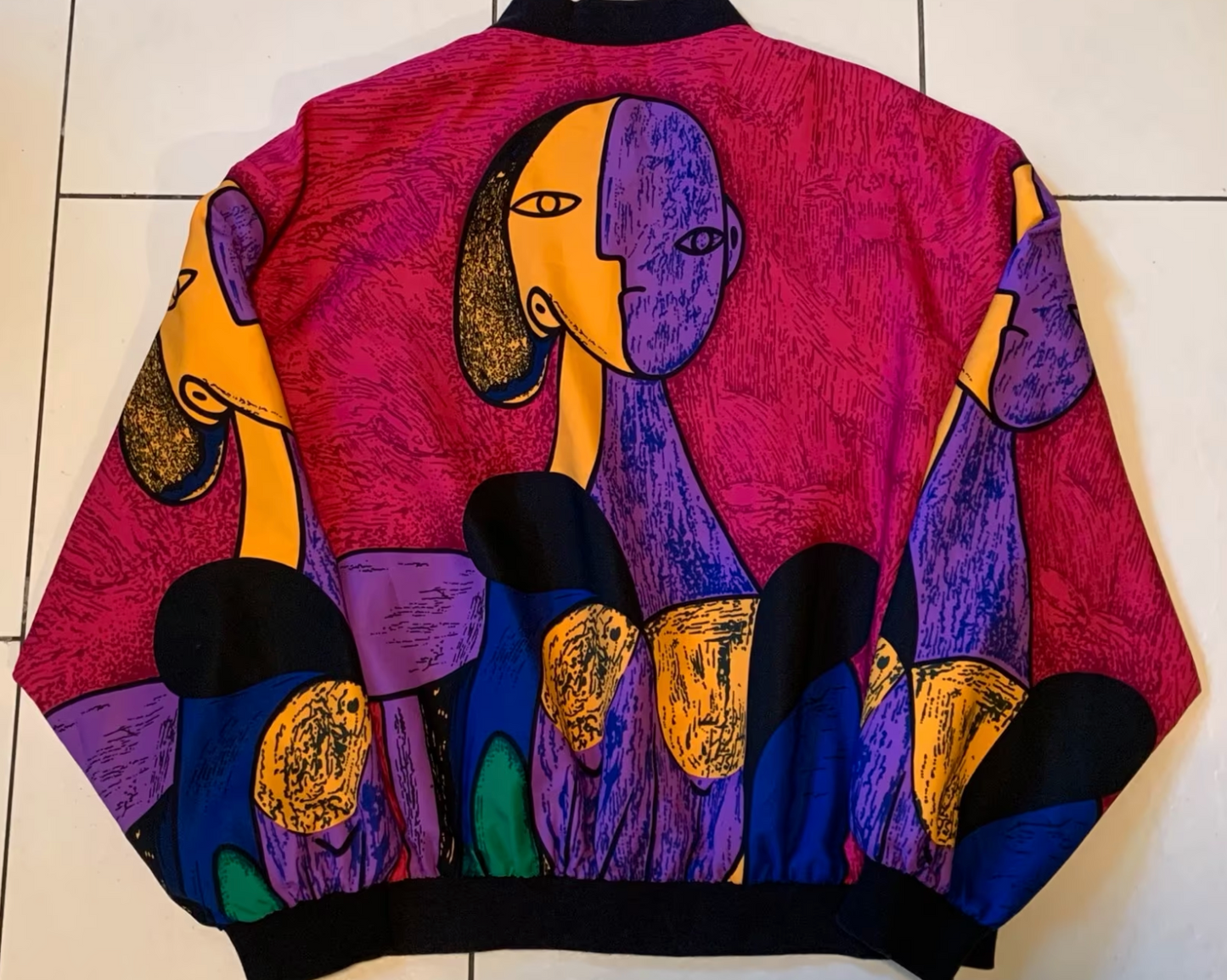 Vintage Blouson -S M- Picasso Art Print