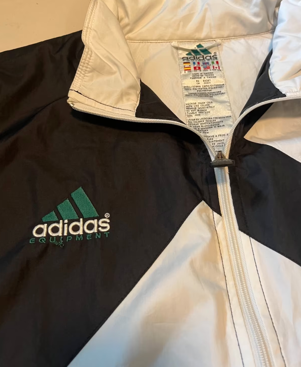 Vintage Adidas Equipment Trainingsjacke -L-