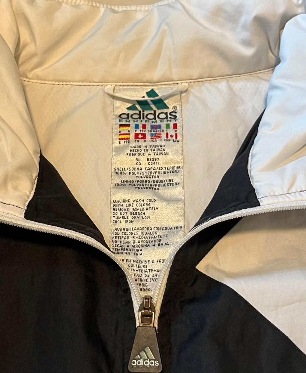 Vintage Adidas Equipment Trainingsjacke -L-