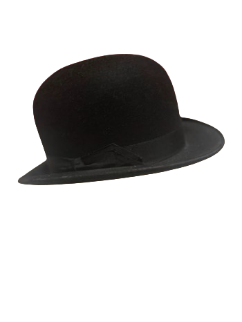 Vintage Eton Hat Melone Hut schwarz