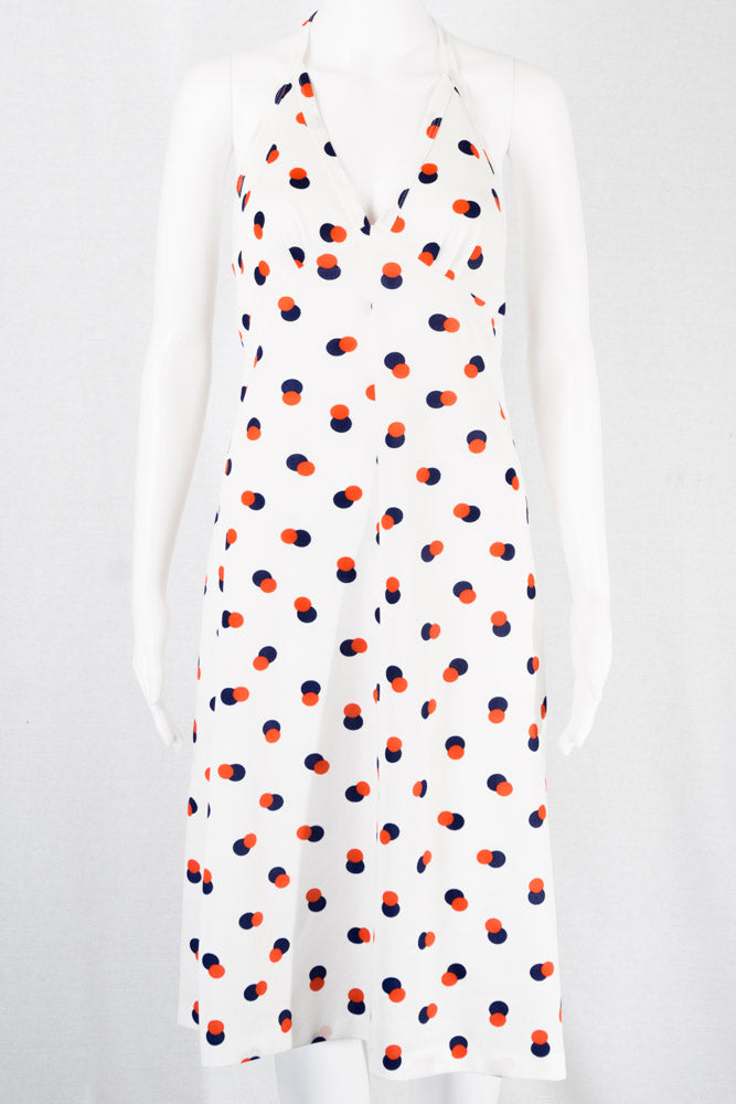 Vintage Neckholder Kleid -XS-