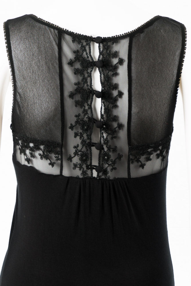 Schwarzes Minikleid -36-