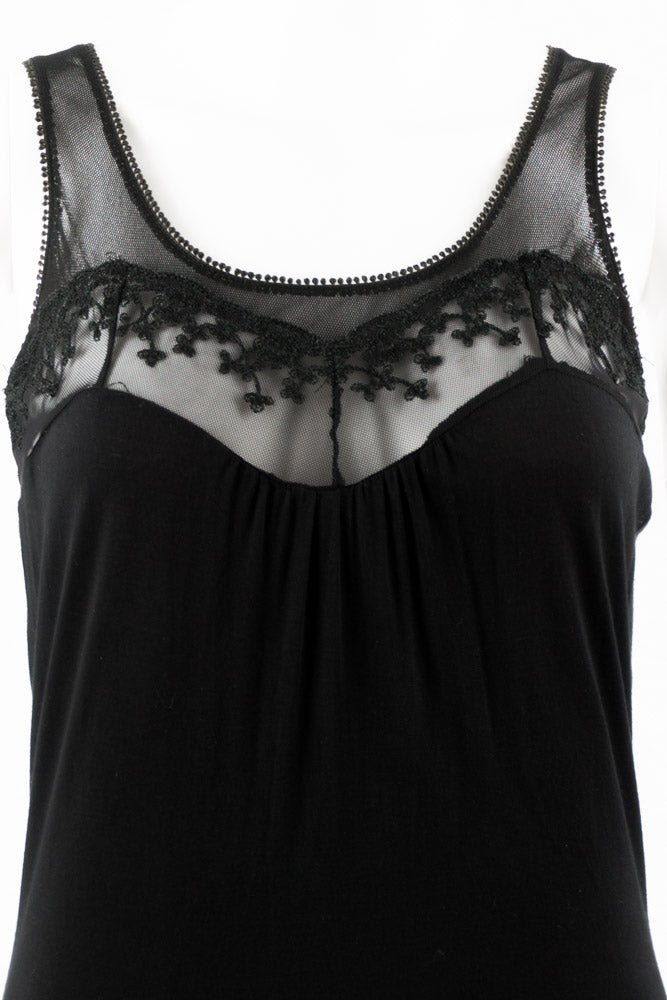Schwarzes Minikleid -36-
