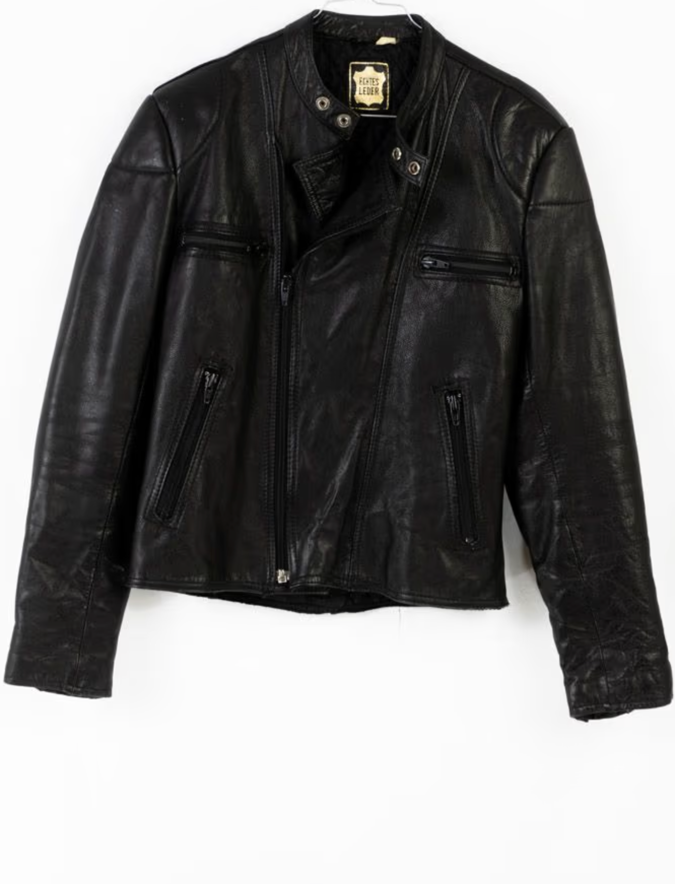 Vintage Biker Lederjacke S