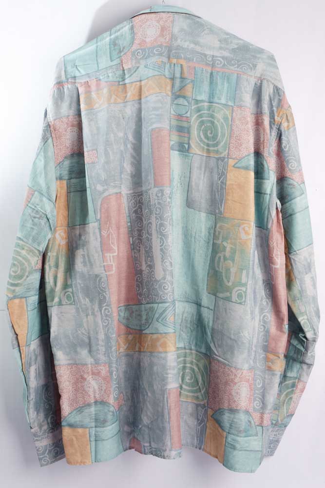 Vintage Hemd mit Art Print -L- Deadstock