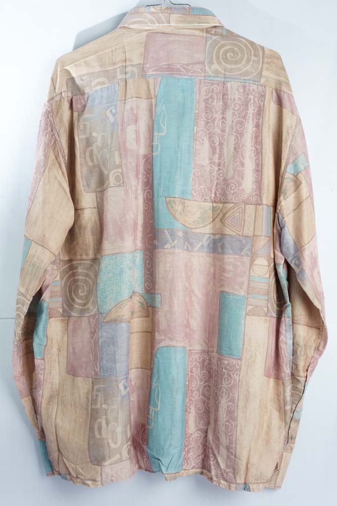 Vintage Hemd mit Art Print -L- Deadstock