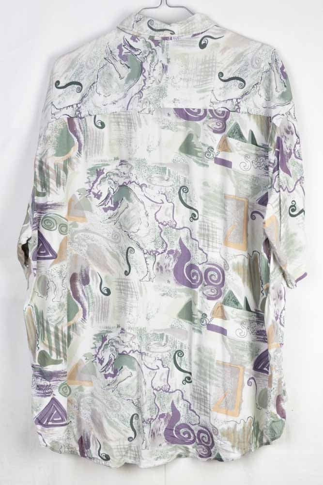 Vintage Art Print Hemd -XL-
