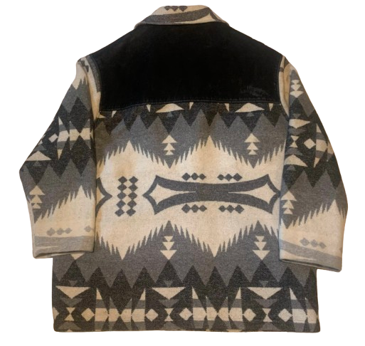 Vintage Jacke Aztec Kurzmantel L