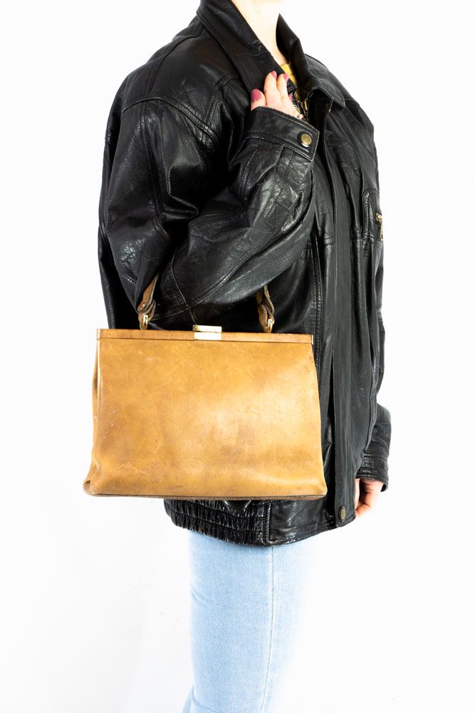Vintage Goldpfeil Tasche