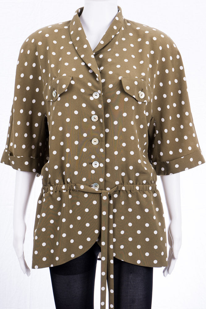 Vintage Polkadot Bluse - Sue Lin