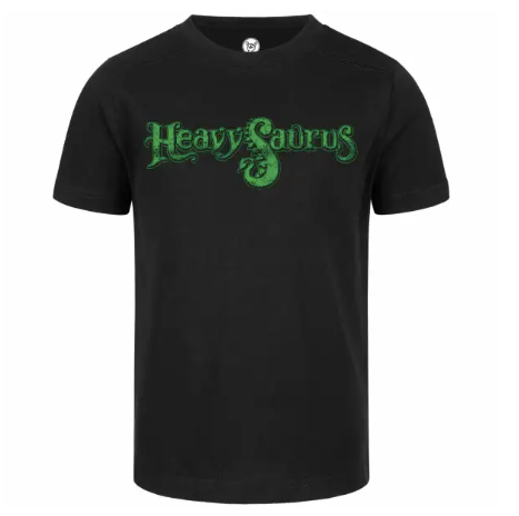 Heavysaurus (Logo) - Kinder T-Shirt Schwarz