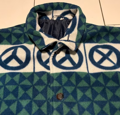 Vintage Fleece Jacke -L-