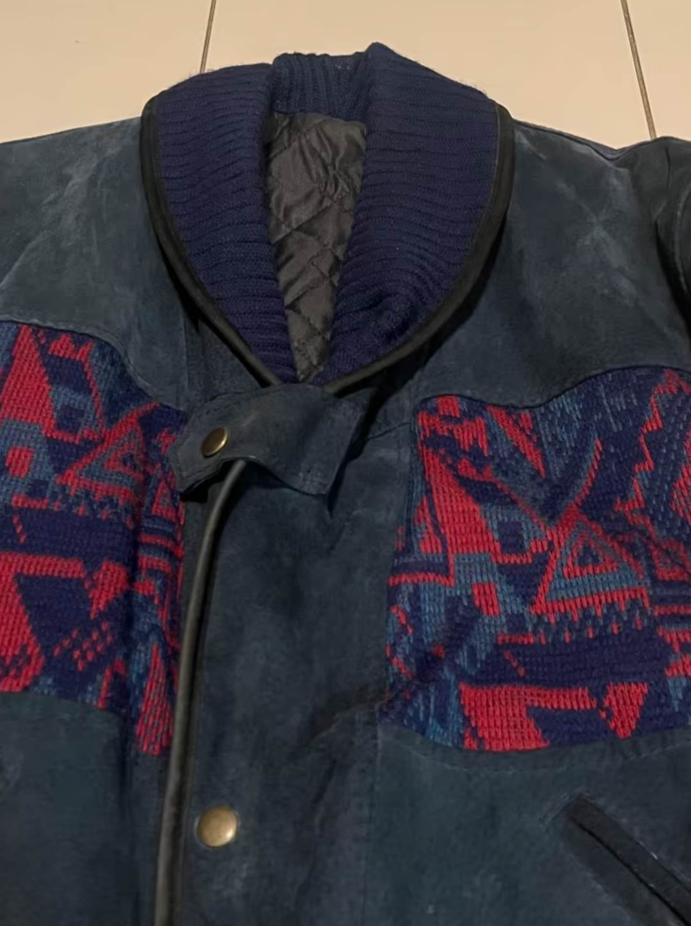 Vintage Jacke -L- Ethno Aztek Bomber Blouson