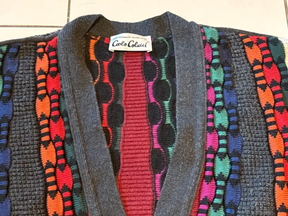 Vintage Carlo Colucci Strickjacke -L-