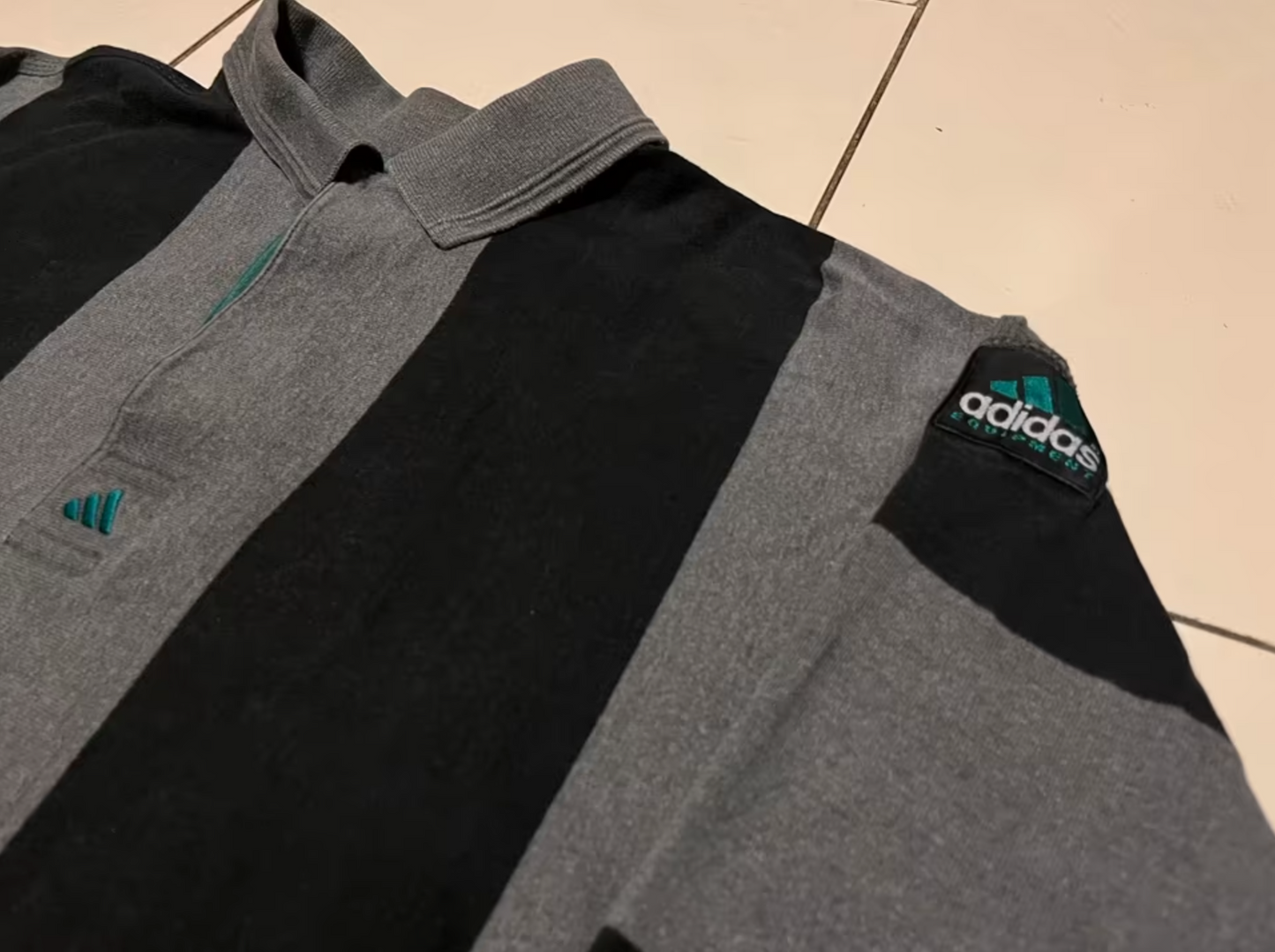 Vintage Adidas Equipment Rugby Shirt -M-