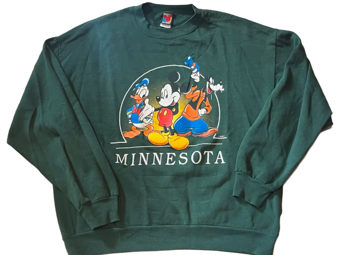 Vintage Mickey Mouse Sweatshirt -XL-