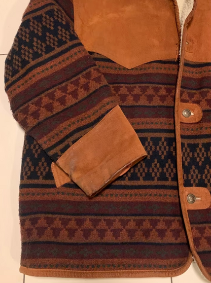 Vintage Jacke -L- Ethno Aztec