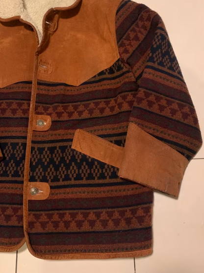 Vintage Jacke -L- Ethno Aztec