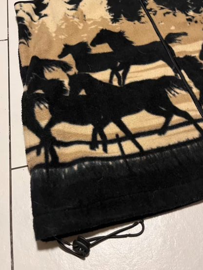 Vintage Fleece Weste -XL-