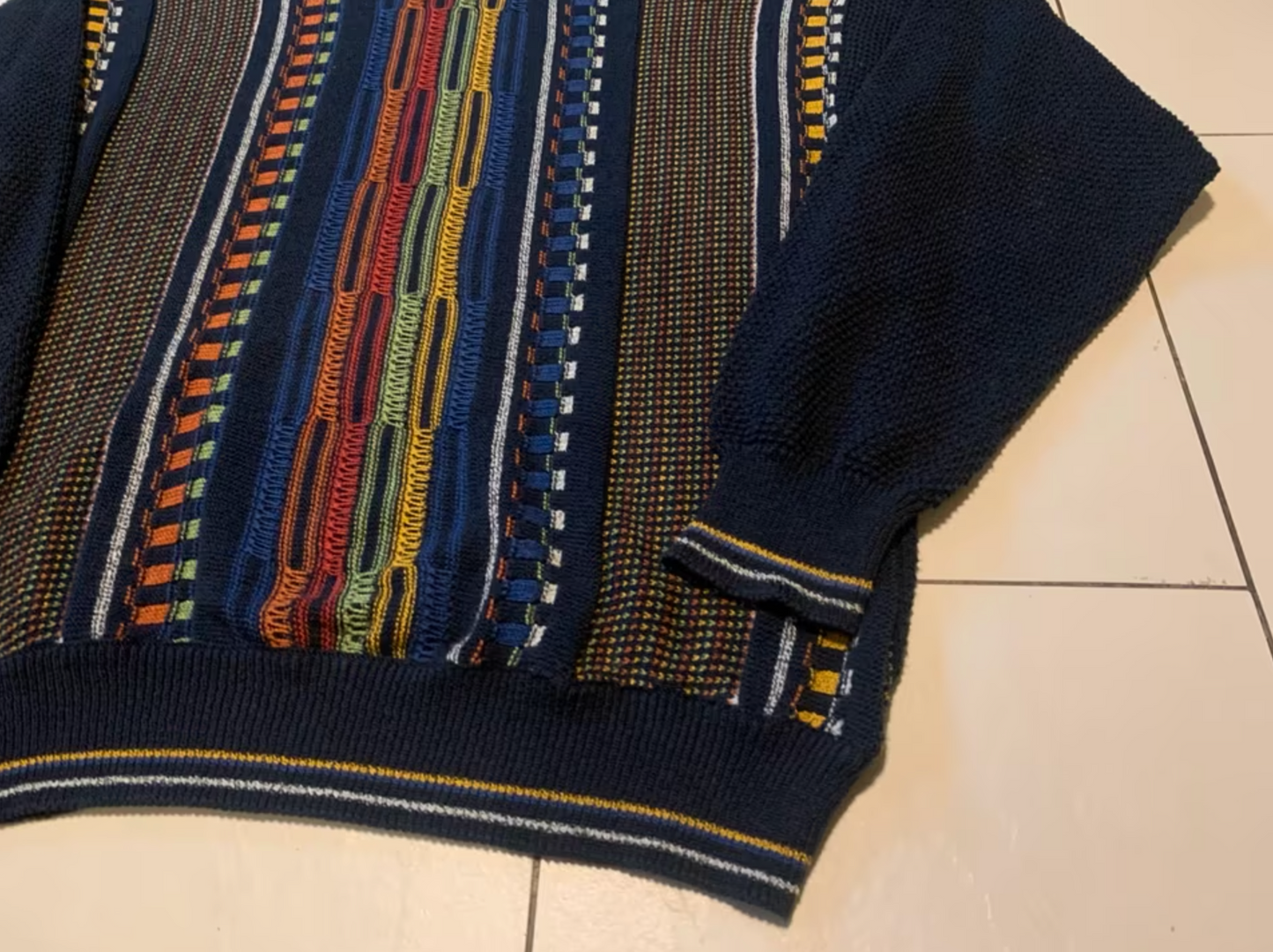 Vintage Yorn Pullover -L-