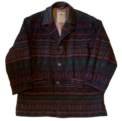 Vintage Jacke -L- Aztek Kurzmantel