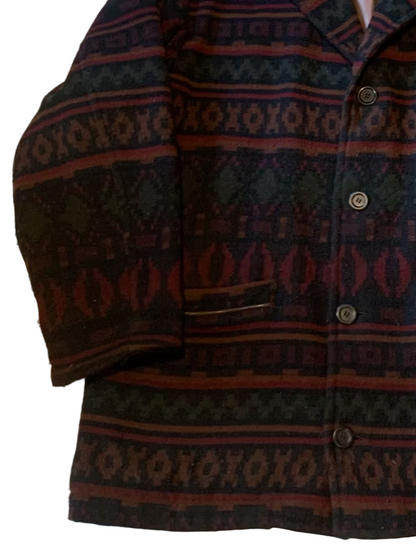 Vintage Jacke -L- Aztek Kurzmantel