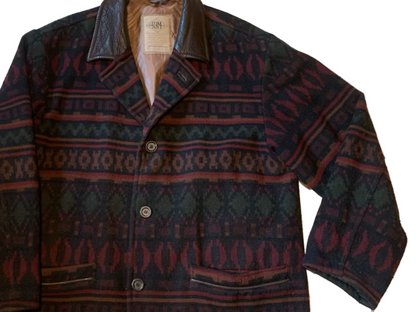 Vintage Jacke -L- Aztek Kurzmantel