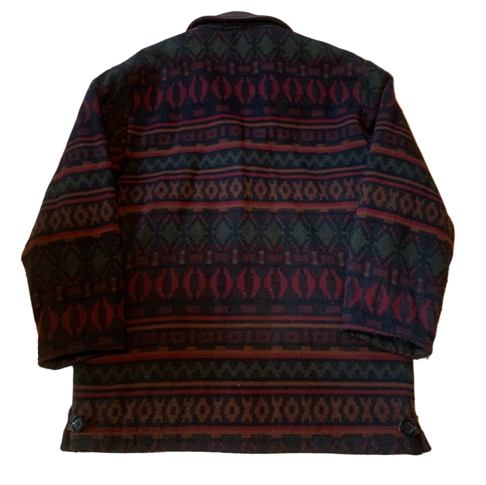 Vintage Jacke -L- Aztek Kurzmantel