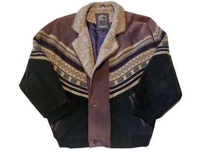 Vintage Jacke -L- Ethno Aztec