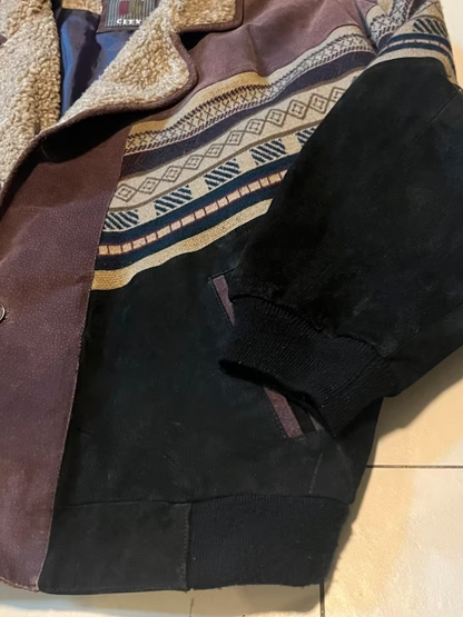 Vintage Jacke -L- Ethno Aztec