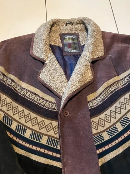 Vintage Jacke -L- Ethno Aztec