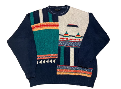 Vintage Pullover Compass Card -XXL-