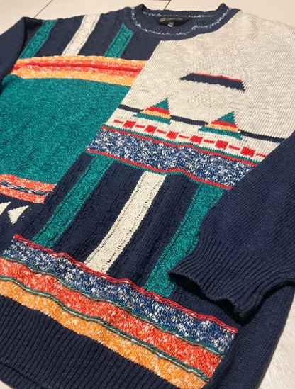 Vintage Pullover Compass Card -XXL-