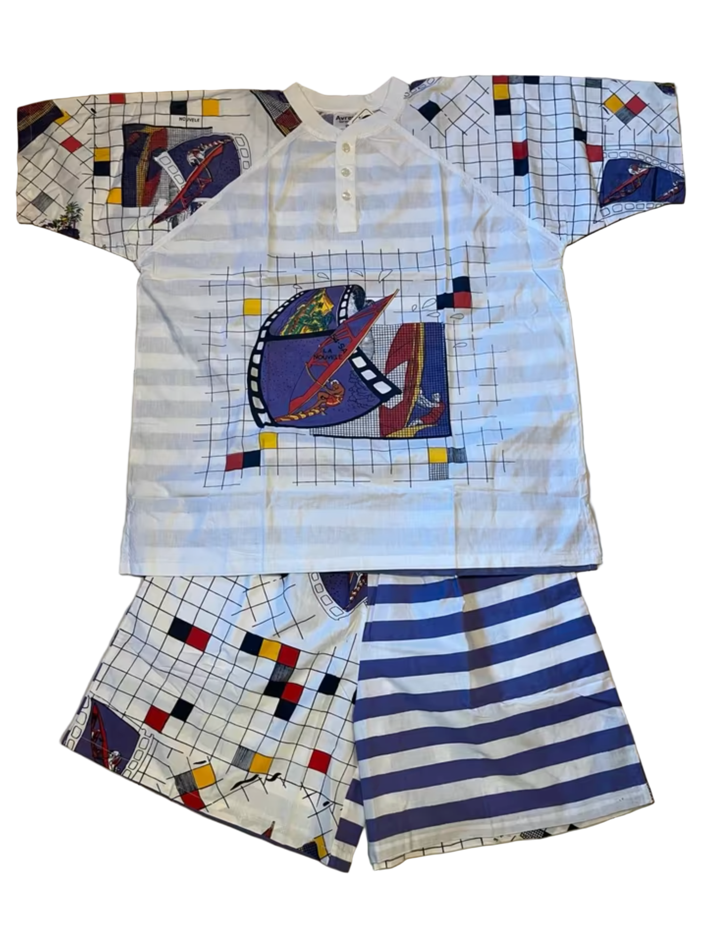 Vintage Set Shirt Shorts -XL- Deadstock