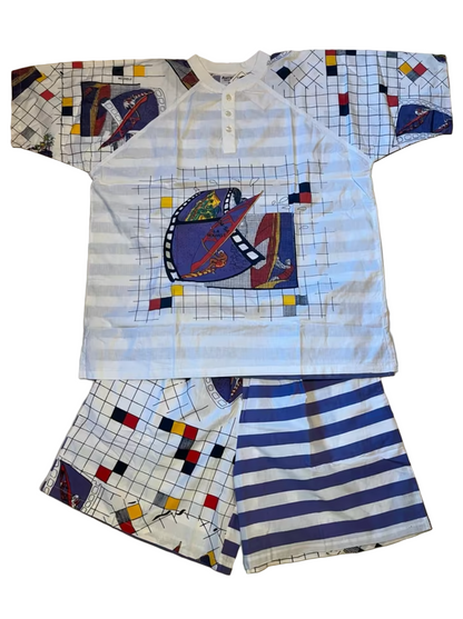 Vintage Set Shirt Shorts -XL- Deadstock