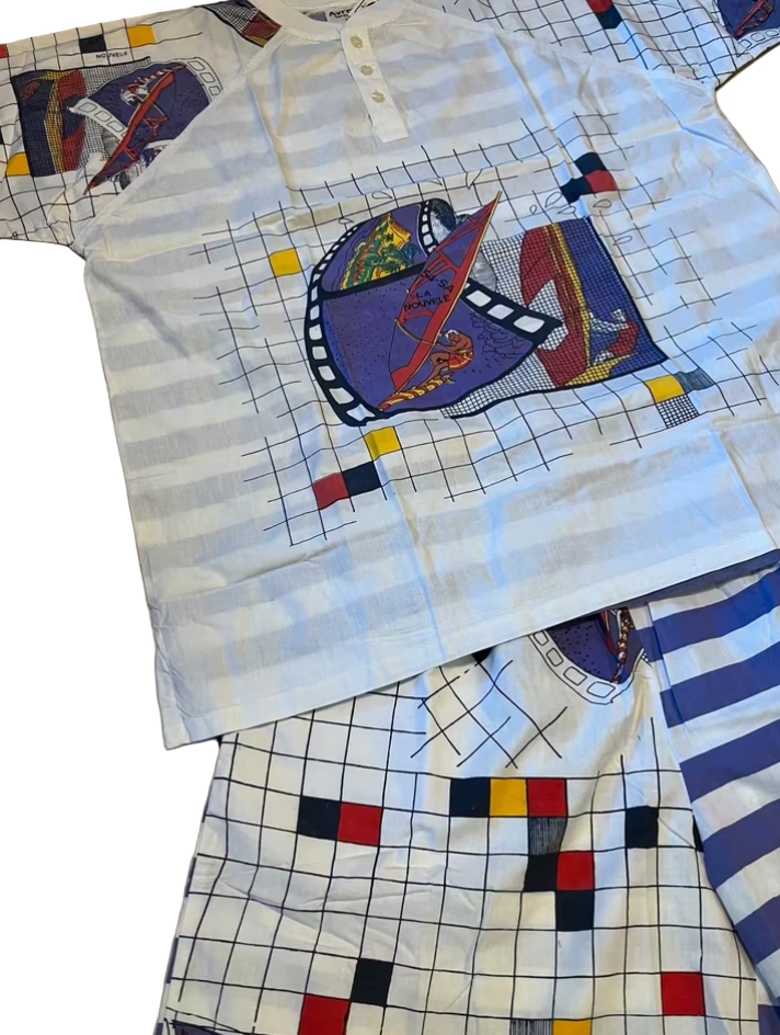 Vintage Set Shirt Shorts -XL- Deadstock
