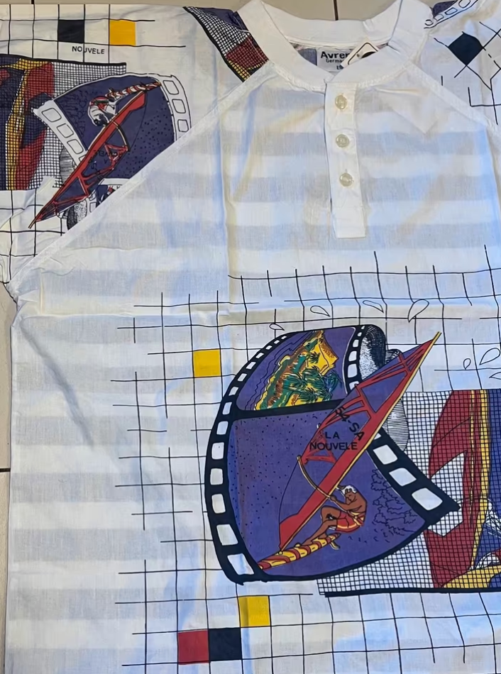 Vintage Set Shirt Shorts -XL- Deadstock