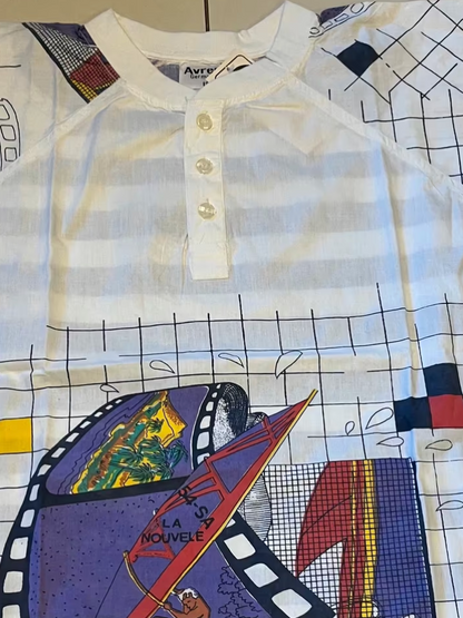 Vintage Set Shirt Shorts -XL- Deadstock