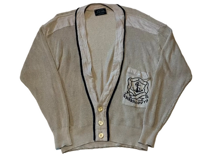 Vintage Hom Strickjacke L 52 beige Cardigan