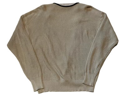 Vintage Hom Strickjacke L 52 beige Cardigan