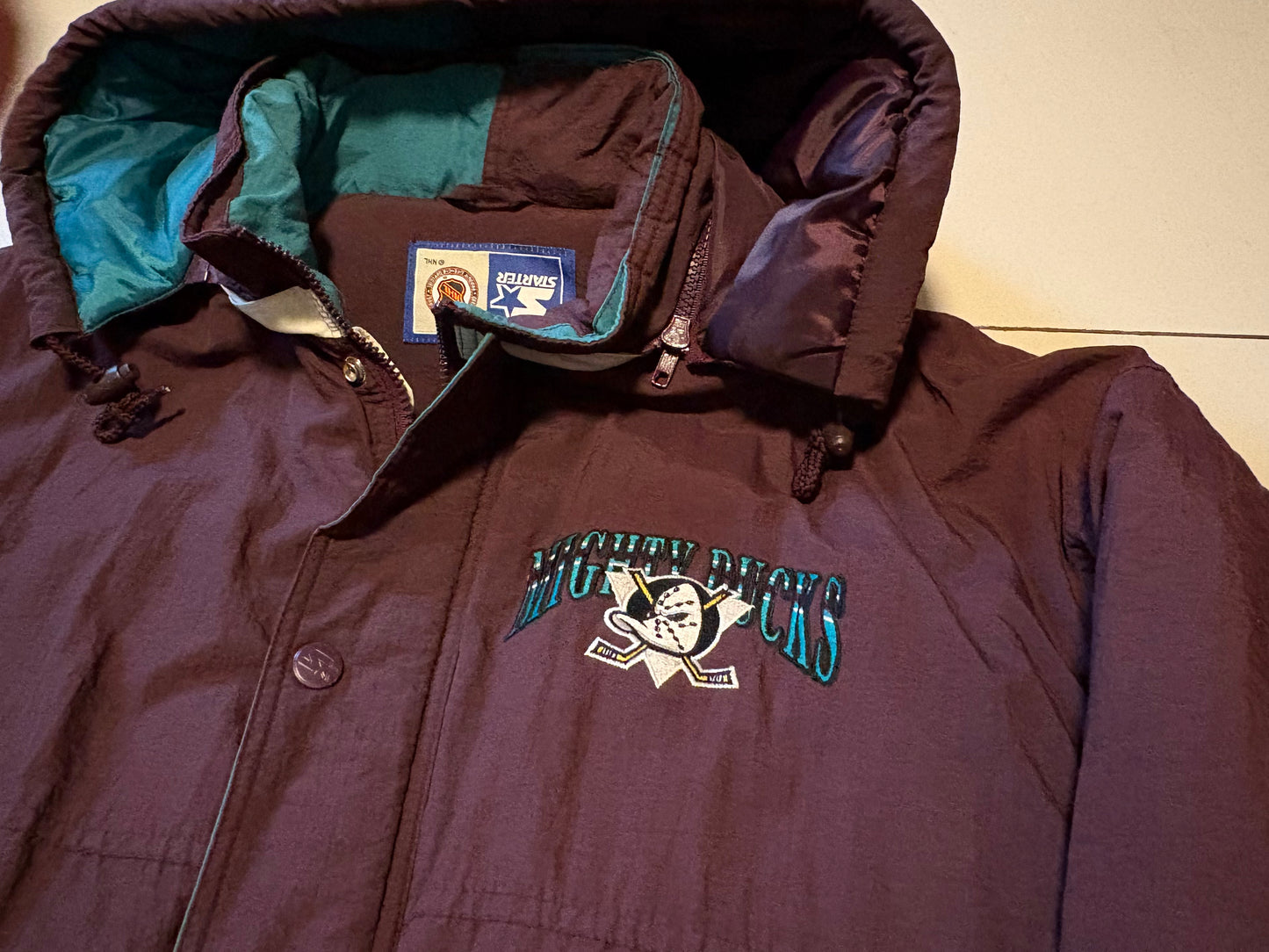 Vintage Starter Mighty Ducks Jacke -L-