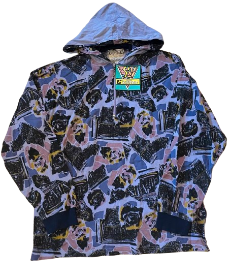 Langarm Shirt Hoodie Sweatshirt -L-