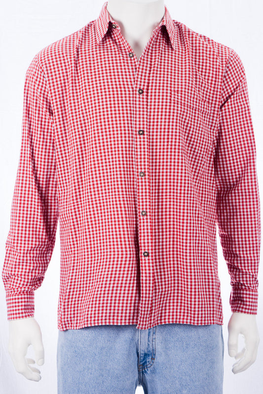 Vintage Folklore Hemd -L-