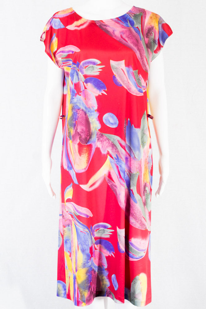 Buntes Vintage Kleid -L-