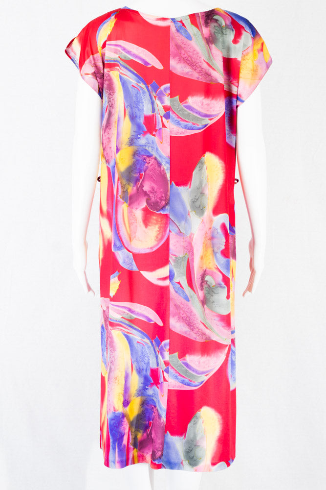 Buntes Vintage Kleid -L-