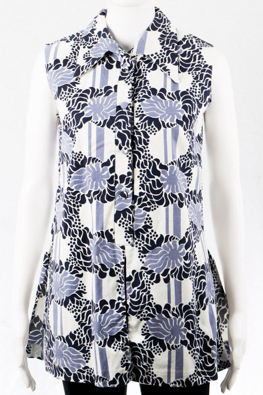70's Vintage Bluse  -38-