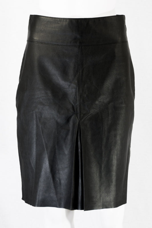 Hennes Vintage Leder Rock -36-